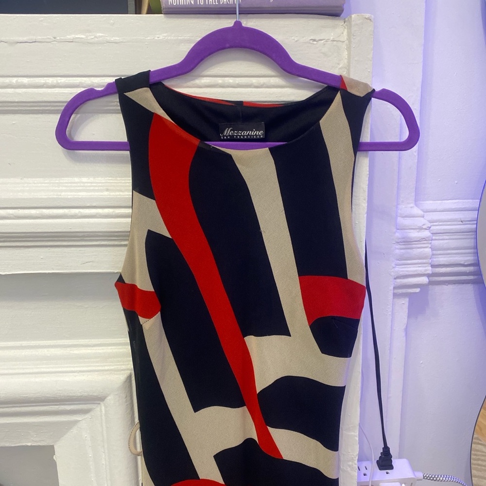 colorblock 90s/2000s dress